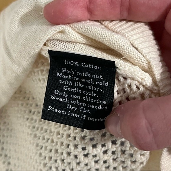 NWT Rock & Republic Birch Classic Rock Mesh Open Knit Sweater Size Small - Picture 6 of 8